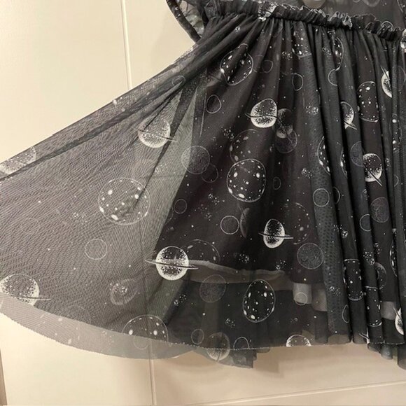 Best Day Ever Kids Space Cadet Short Sleeve Dress Black 3T Planets Celestial - Picture 9 of 16